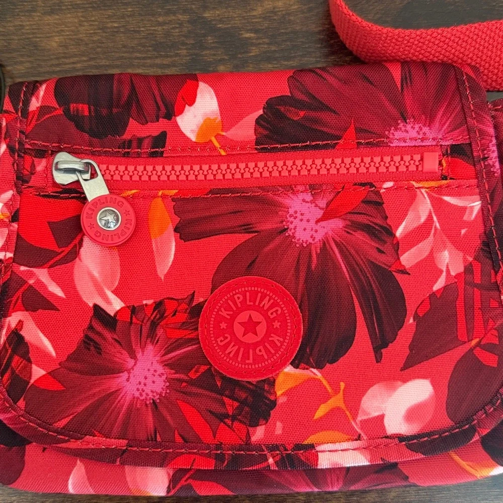 Kipling Sabian Floral Mini Crossbody Bag